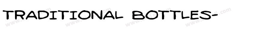 Traditional Bottles字体转换 Traditional Bottles字体转换